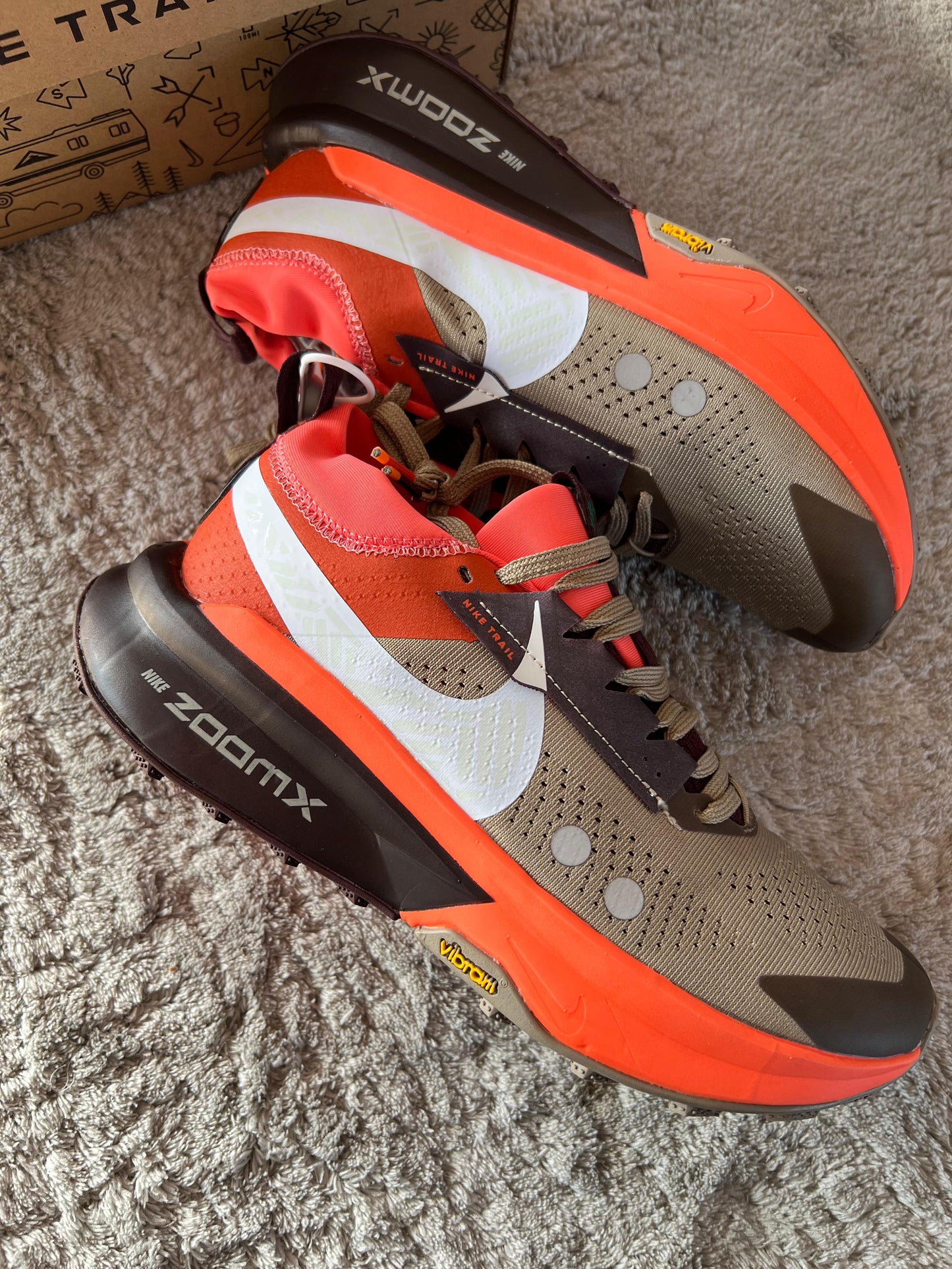 Nike ZoomX ZEGAMA TRAIL 2 Orange