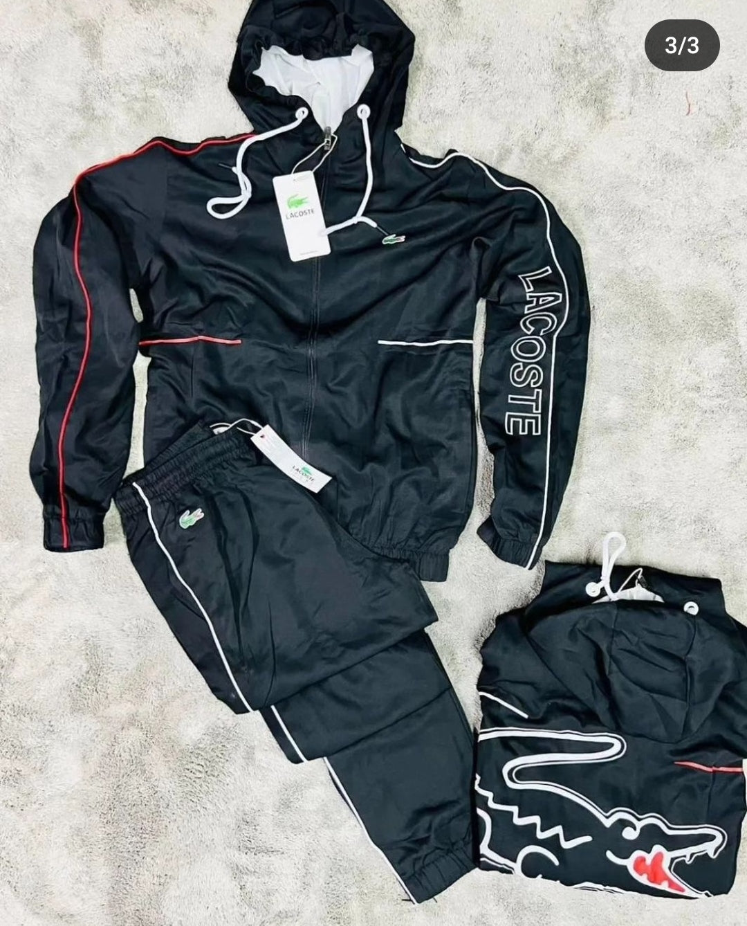 Chandal Lacoste 2025 Negro