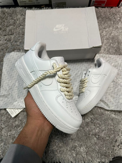 Nk Air Force 1 White Rope Laces