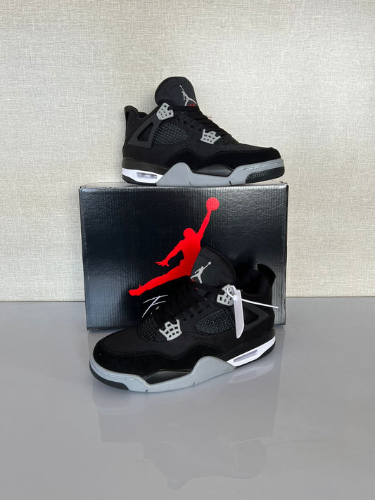 Jordan Retro 4 Black And Grey