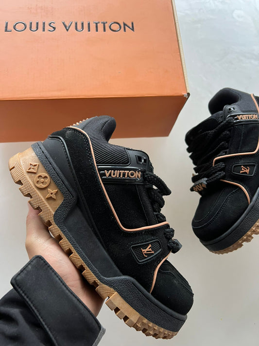 Louis Vuitton Trainer Negro Marron