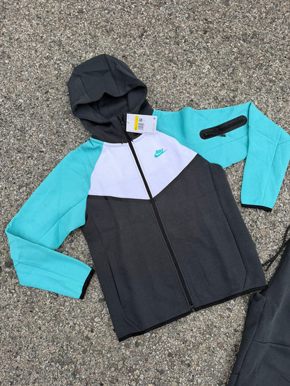 Nike Tech Fleece Grey And Blue