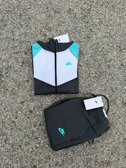 Nike Tech Fleece Grey And Blue