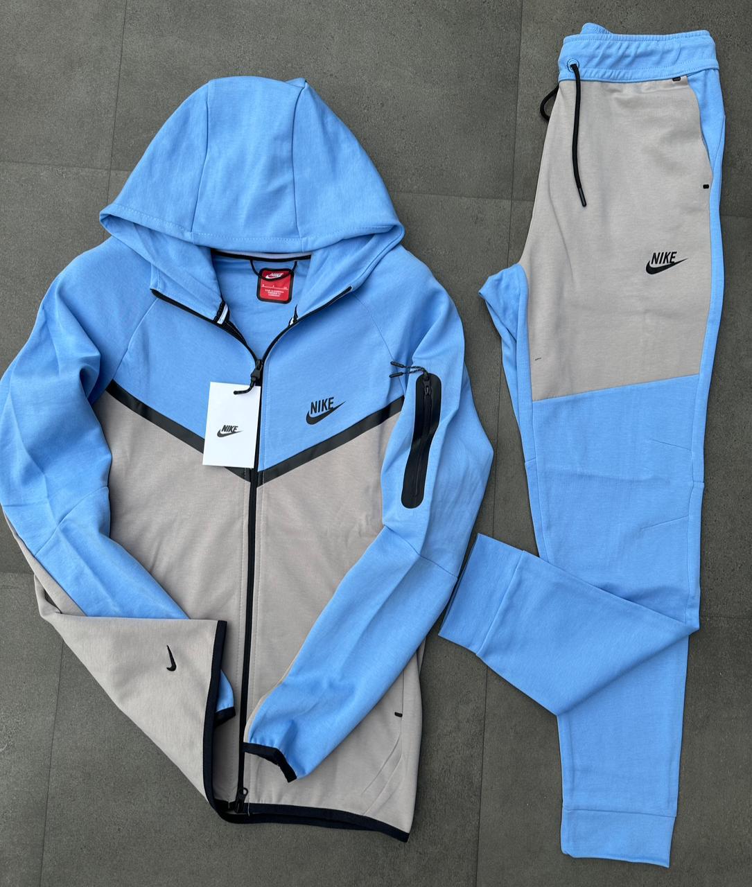 Nike Tech Fleece 2026 Blue and Grey