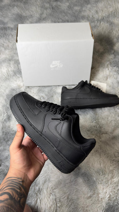 Nk Air Force 1 Black Rope Laces